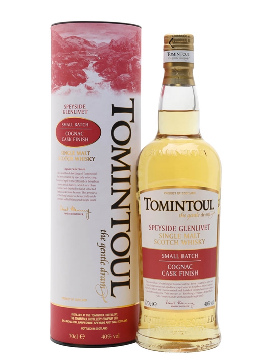 Tomintoul Cognac Cask Finish Speyside Single Malt Scotch Whisky - Single Malt Review