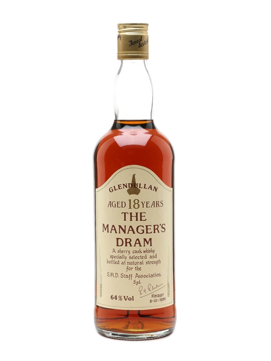 Glendullan 18 Year Old / Bot.1989 / Manager's Dram / Sherry Cask Speyside Whisky - Speyside Review