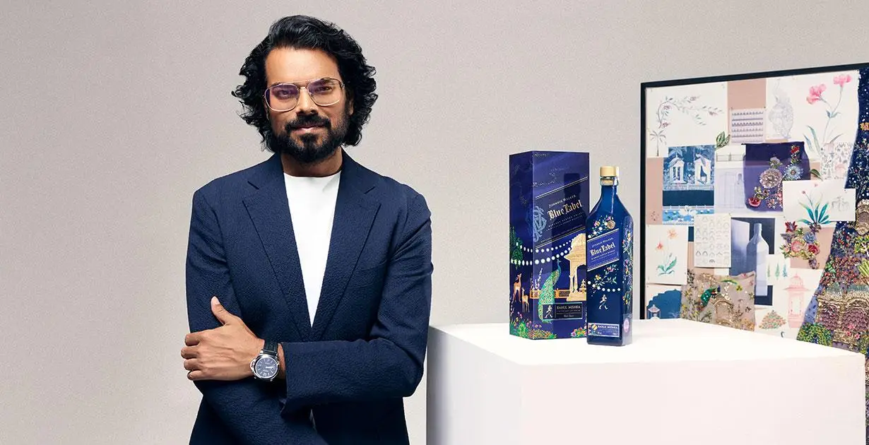Johnnie Walker Launches Limited Edition Blue Label Whisky With Rahul Mishra - American Review