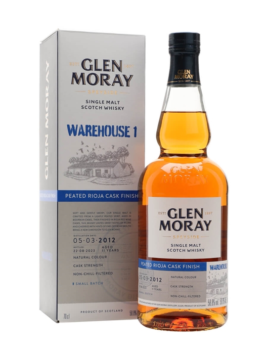 Glen Moray 2012 / Peated Rioja Finish / Warehouse 1 Release Speyside Whisky - Single Malt Review