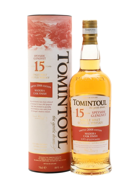 Tomintoul 2008 / 15 Year Old / Madeira Finish Speyside Whisky - Bourbon Review