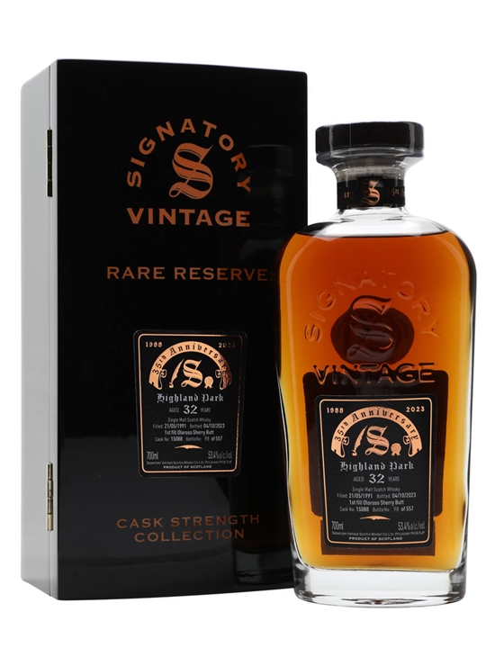Highland Park 1991 / 32 Year Old / Signatory 35th Anniversary Island Whisky - Highland Review