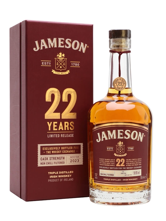 Jameson 22 Year Old Small Batch / Exclusive to The Whisky Exchange - Bourbon Review