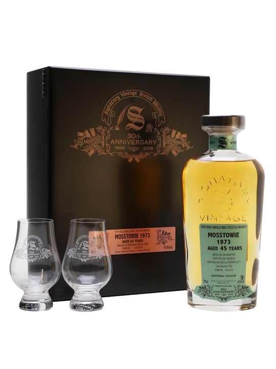 Mosstowie 1973 / 45 Year Old / Signatory 30th Anniversary Speyside Whisky - Single Malt Review