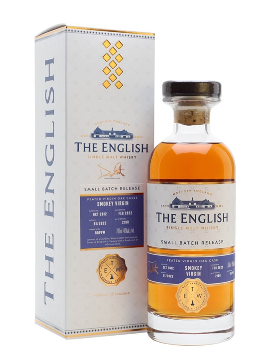 The English 2012 Smokey Virgin / 9 Year Old Single Malt English Whisky - Single Malt Review