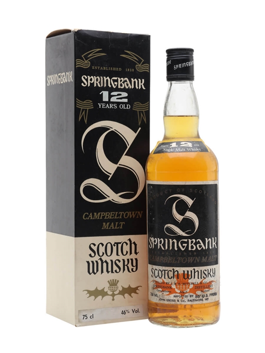 Springbank 12 Year Old / Bot.1980s Campbeltown Whisky - Campbeltown Review