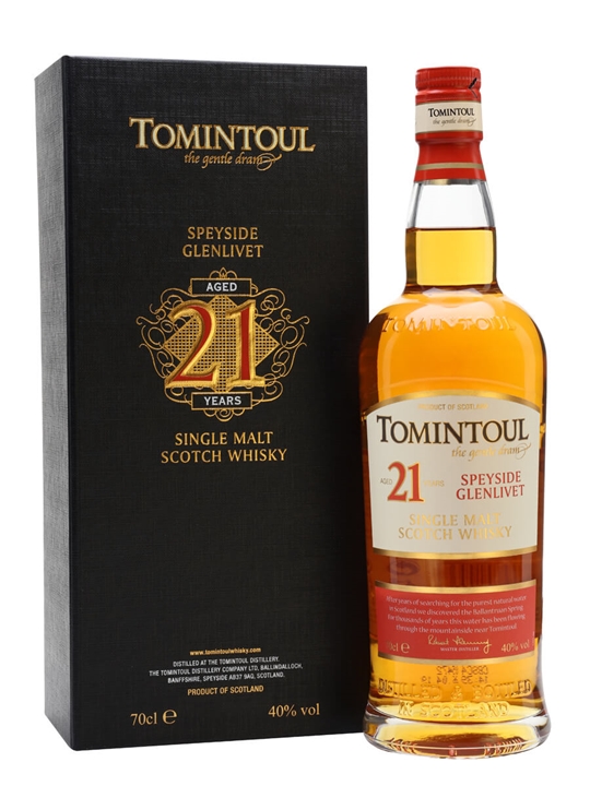 Tomintoul 21 Year Old Speyside Single Malt Scotch Whisky - Single Malt Review