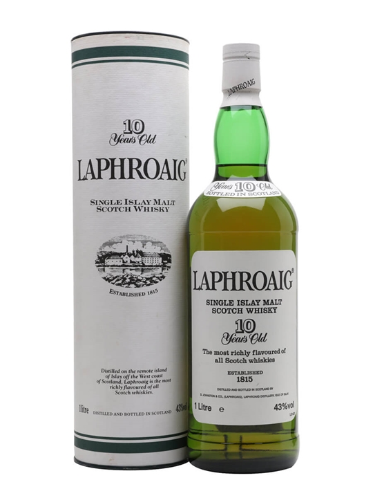 Laphroaig 10 Year Old / Bot.1990s / Pre Royal Warrant Islay Whisky - Islay Review