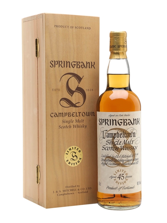 Springbank 45 Year Old / Millennium Series Campbeltown Whisky - Campbeltown Review