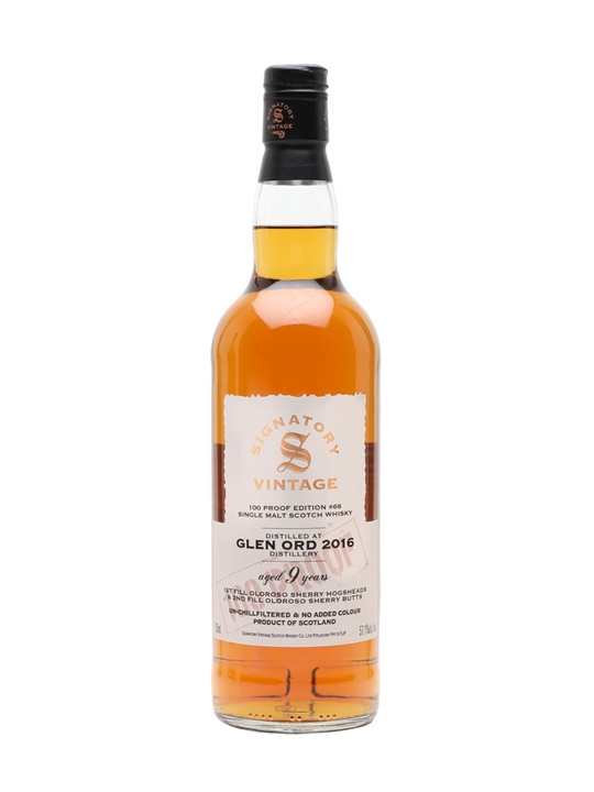 Glen Ord 2016 / 9 Year Old / Signatory 100 Proof Edition 66 Highland Whisky - Highland Review