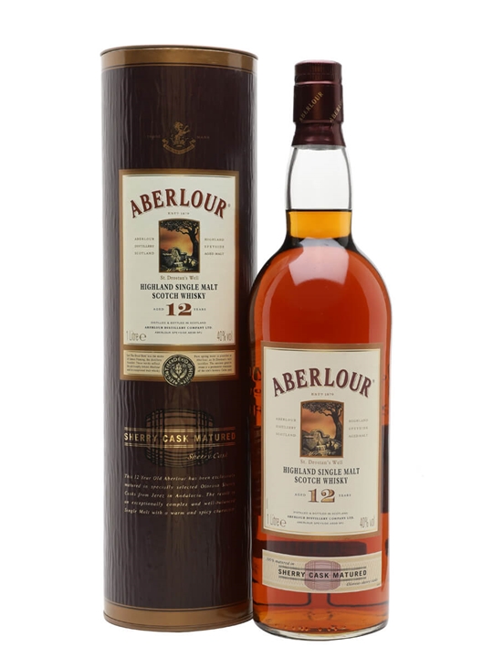 Aberlour 12 Year Old / Sherry Cask / Litre Speyside Whisky - Speyside Review