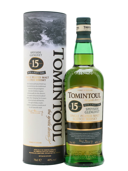 Tomintoul 15 Year Old With a Peaty Tang Speyside Whisky - Speyside Review