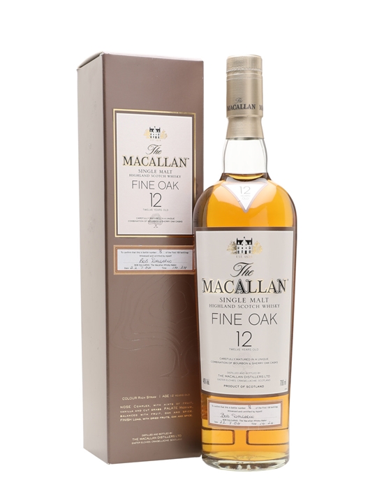 Macallan 12 Year Old / Fine Oak / First Bottling (Signed) Speyside Whisky - Speyside Review