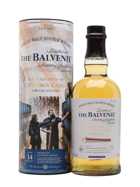 Balvenie 2009 / 14 Year Old / Bourbon Barrel / A Collection of Curious Casks Speyside Whisky - Bourbon Review