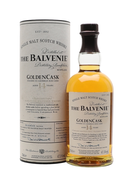 Balvenie 14 Year Old / Golden Cask Rum Finish Speyside Whisky - Single Malt Review