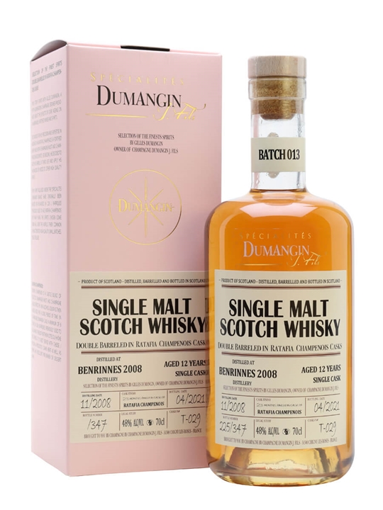 Benrinnes 2008 / 12 Year Old / Dumangin Batch 013 Speyside Whisky - Single Malt Review