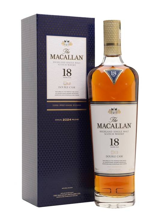 Macallan 18 Year Old Double Cask / 2024 Release Speyside Whisky - Speyside Review