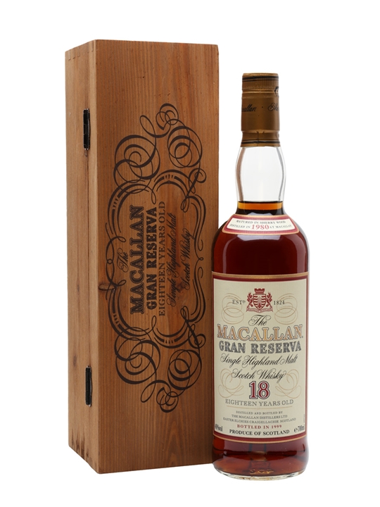 Macallan 1980 / 18 Year Old / Gran Reserva / Bot.1999 Speyside Whisky - Speyside Review