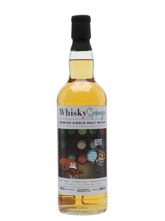 Smogen 2012 / 8 Year Old / Whisky Sponge Edition No.19 Swedish Whisky - Single Malt Review