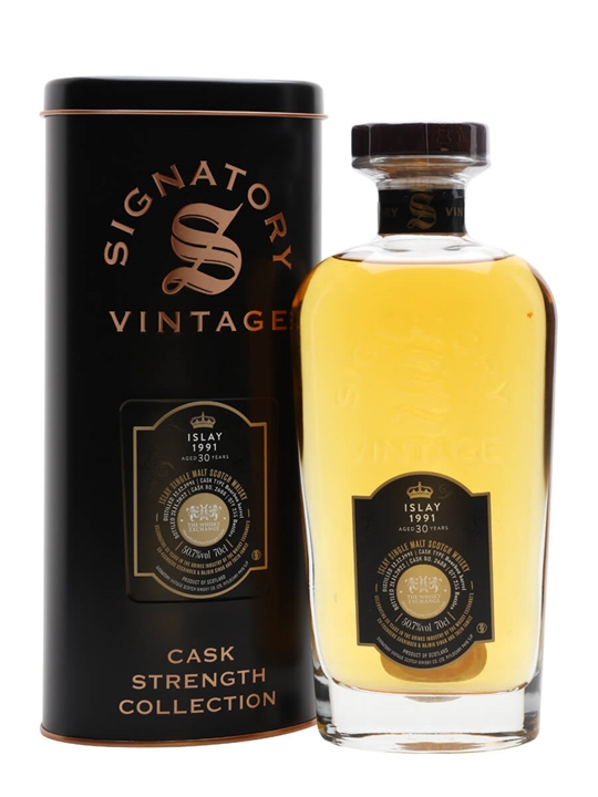 Islay 1991 / 30 Year Old / Signatory for The Whisky Exchange Islay Whisky - Single Malt Review