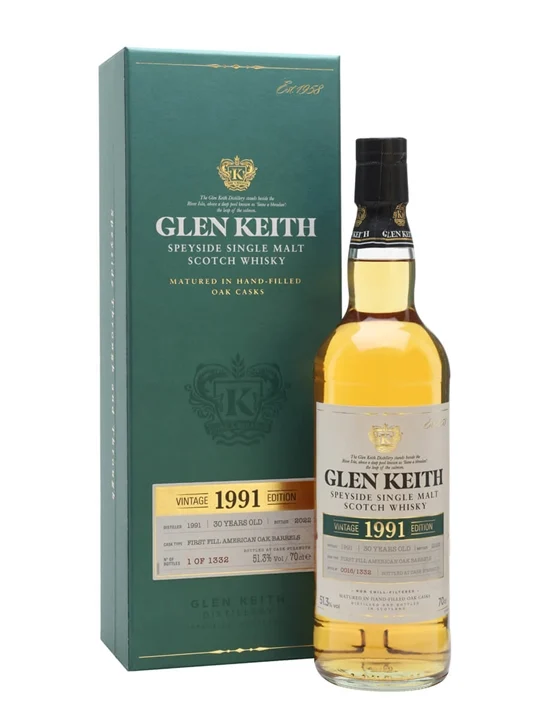 Glen Keith 1991 / 30 Year Old / Secret Speyside Speyside Whisky - Single Malt Review