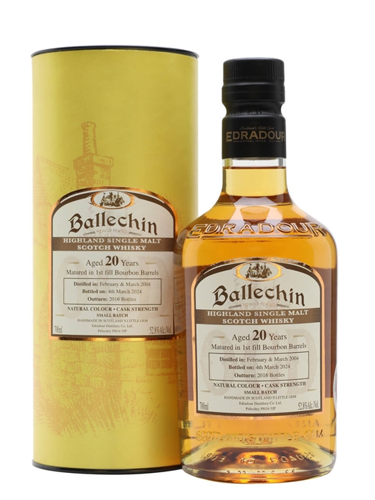Ballechin 2004 / 20 Year Old / Bourbon Cask Highland Whisky - Single Malt Review