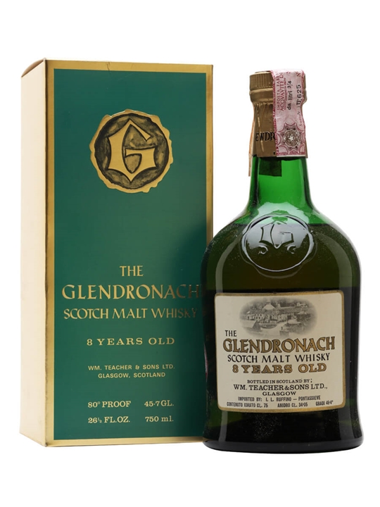 Glendronach 8 Year Old / Bot.1970s Highland Single Malt Scotch Whisky - Single Malt Review