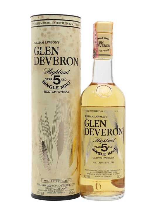 Glen Deveron 5 Year Old / Bot.1980s Speyside Single Malt Scotch Whisky - Single Malt Review