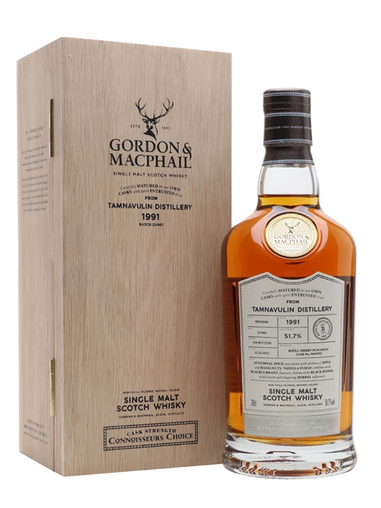 Tamnavulin 1991 / 31 Year Old / Connoisseurs Choice Speyside Whisky - Speyside Review