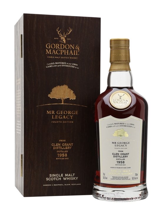 Glen Grant 1958 / 65 Year Old / Mr George Legacy Fourth Edition Speyside Whisky - Single Malt Review