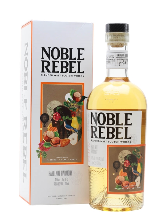Noble Rebel Hazelnut Harmony Blended Malt Scotch Whisky - Blended Malt Review
