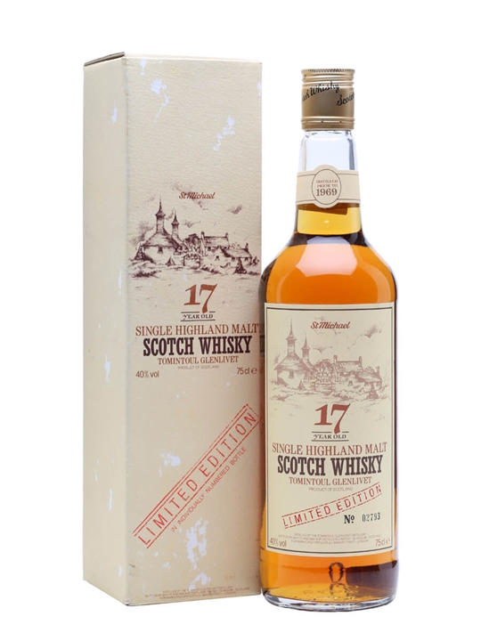Tomintoul-Glenlivet 17 Year Old / Distilled Prior to 1969 / Bot.1980s Speyside Whisky - Speyside Review