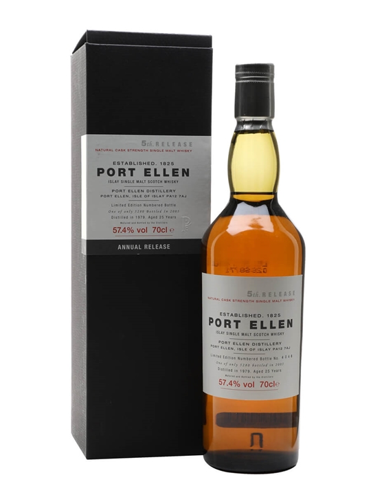 Port Ellen 1979 / 25 Year Old / 5th Release (2005) Islay Whisky - Islay Review