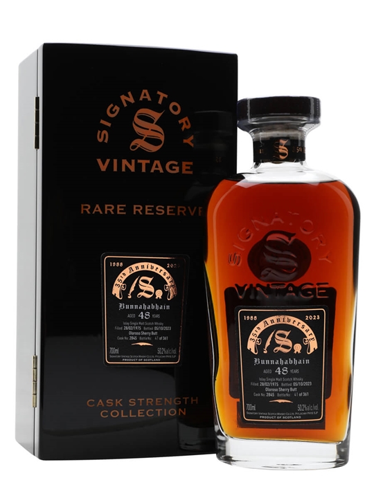 Bunnahabhain 1975 / 48 Year Old / Signatory 35th Anniversary Islay Whisky - Islay Review