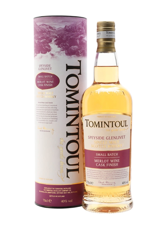 Tomintoul Merlot Cask Finish Speyside Single Malt Scotch Whisky - Single Malt Review