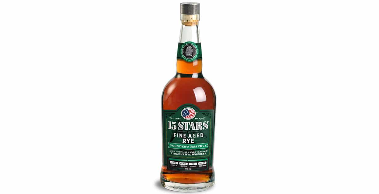 15 STARS Unveils Founders Reserve Fine Aged Rye Whiskey Blend - Rye Review