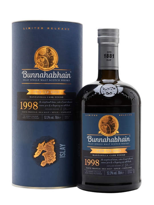 Bunnahabhain 1998 / Manzanilla Cask / Feis Ile 2023 Islay Whisky - Islay Review