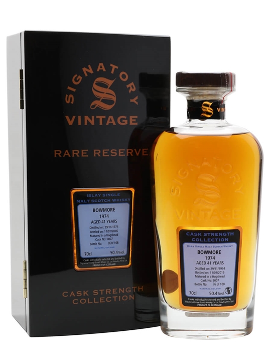 Bowmore 1974 / 41 Year Old / Signatory Islay Single Malt Scotch Whisky - Single Malt Review