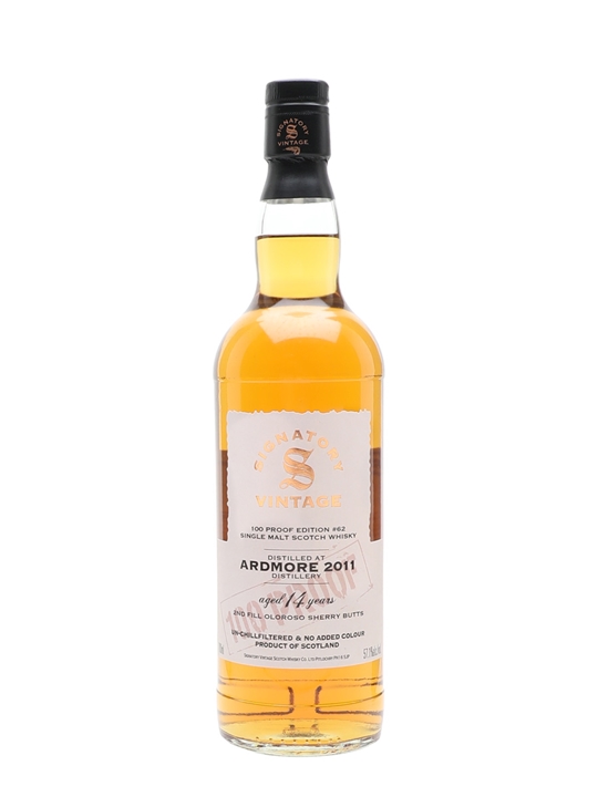 Ardmore 2011 / 14 Year Old / Signatory 100 Proof Edition 62 Highland Whisky - Single Malt Review