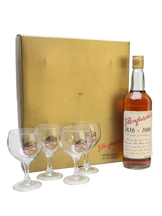 Glenfarclas 150th Anniversary & 4 Glasses Set Speyside Whisky - Speyside Review