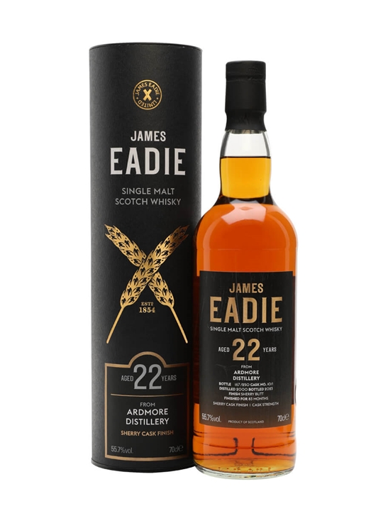 Ardmore 2000 / 22 Year Old / Sherry Finish / James Eadie Highland Whisky - Highland Review