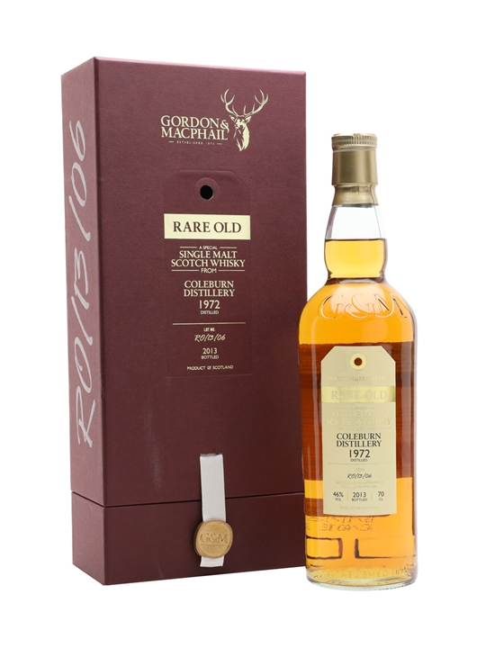 Coleburn 1972 / 40 Year Old / Rare Old / Gordon & MacPhail Speyside Whisky - Speyside Review
