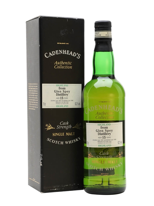 Glen Spey 1981 / 15 Year Old / Cadenhead's Speyside Whisky - Speyside Review