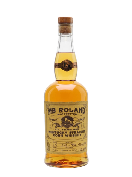 MB Roland Straight Corn Whiskey Kentucky Straight Corn Whiskey - Bourbon Review