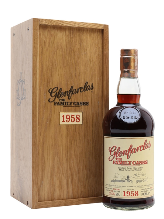 Glenfarclas 1958 / Sherry Cask #2245 / 1st Release / The Family Casks Speyside Whisky - Speyside Review