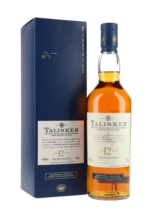 Talisker 12 Year Old / Friends of Classic Malts Island Whisky - Single Malt Review