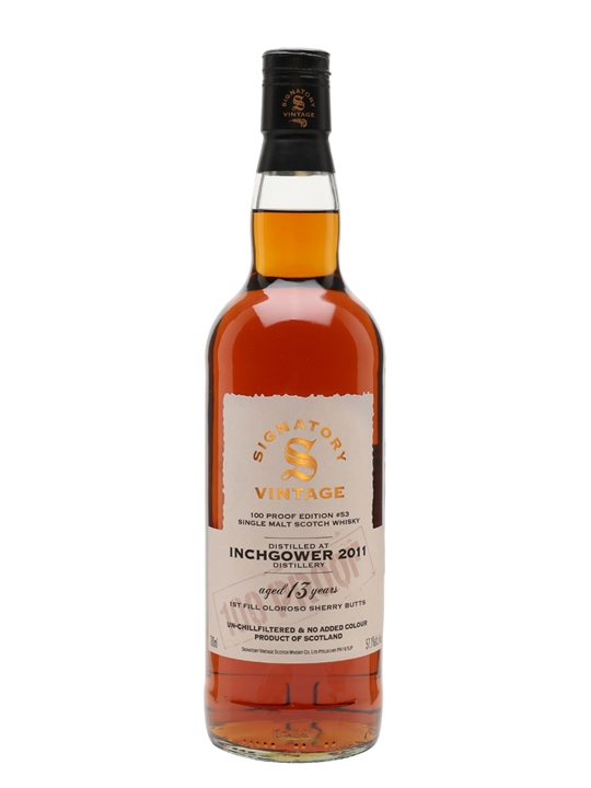 Inchgower 2011 / 13 Year Old / 100 Proof Edition #53 / Signatory Speyside Whisky - Speyside Review