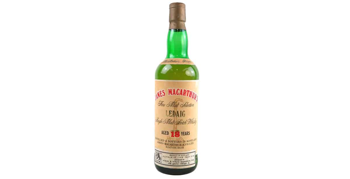 Scotch Whisky Legends: Ledaig 1972 18 Year Old James MacArthur - Scotch Review