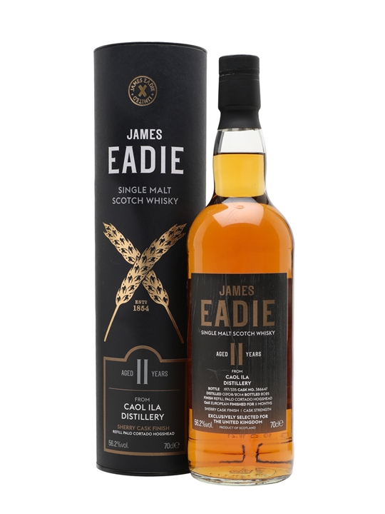 Caol Ila 2014 / 11 Year Old / Palo Cortado Sherry / James Eadie Islay Whisky - Islay Review