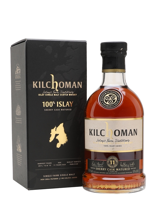 Kilchoman 11 Year Old 100% Islay / Sherry Cask Matured Islay Whisky - Islay Review